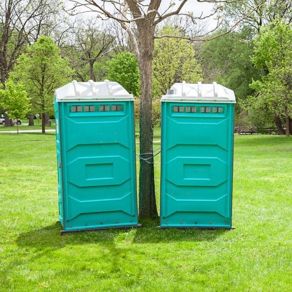 long-term porta potties should be serviced on a frequent basis, generally once a week, to ensure cleanliness and functionality